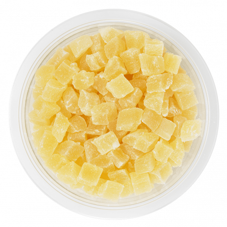 Ananas cubes 8/10 mm de Thaïlande - barquette 200g