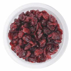 Cranberries entières déshydratées - barquette 170 g