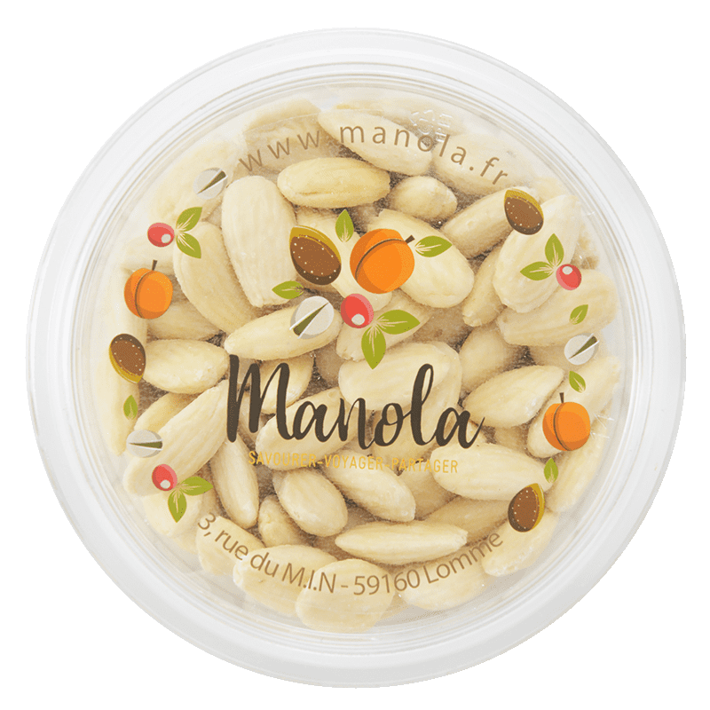 Amandes blanches - barquette de 180 g