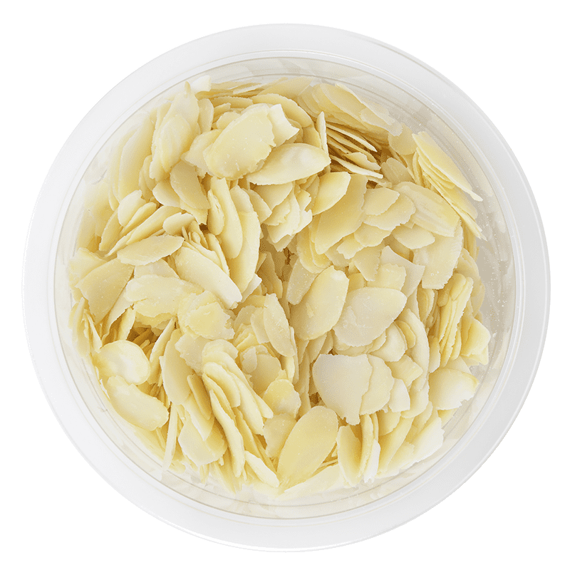 Amandes blanches effilées - barquette de 100g
