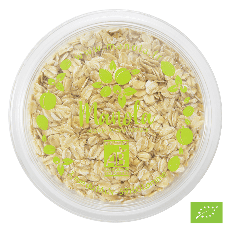 Flocons d'avoine Bio* - barquette de 150 g