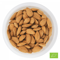 Amandes 12/14 décortiquées Bio* - barquette de 200 g