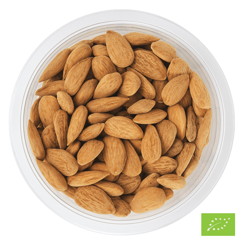 Amandes 12/14 décortiquées Bio* - barquette de 200 g