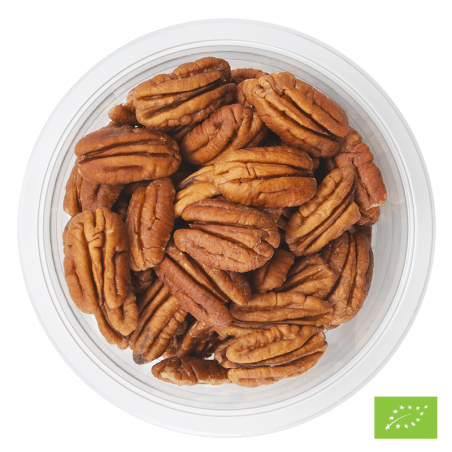 Noix de pecan décortiquées Bio* - barquette de 130 g