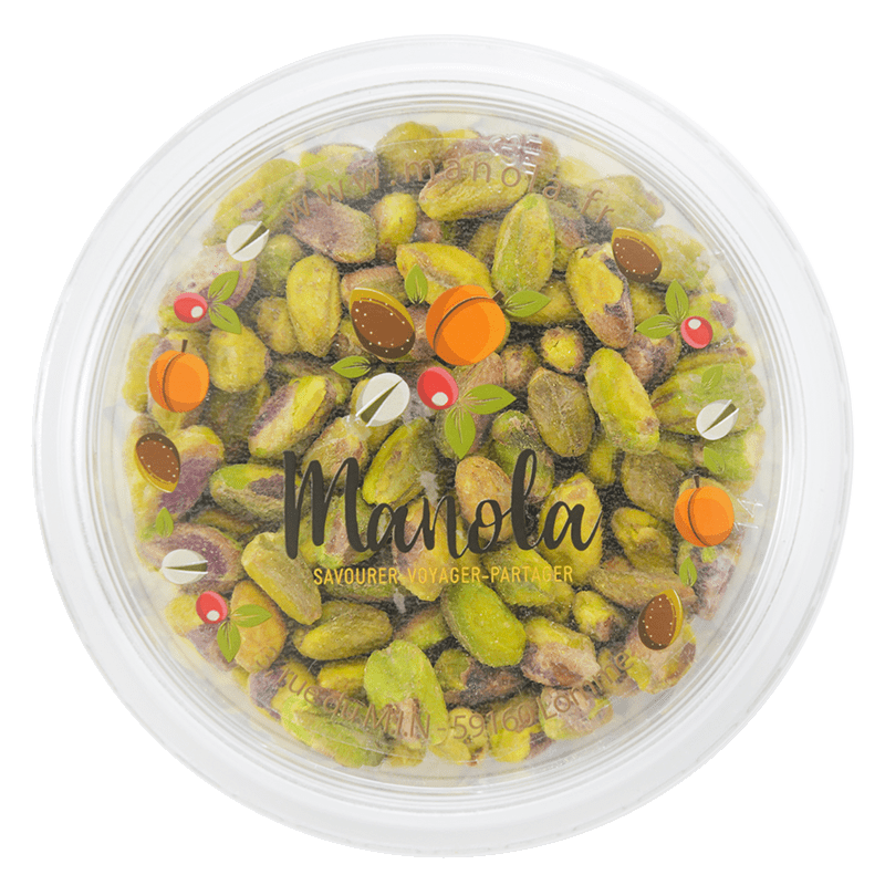 Pistaches décortiquées - barquette de 150 g