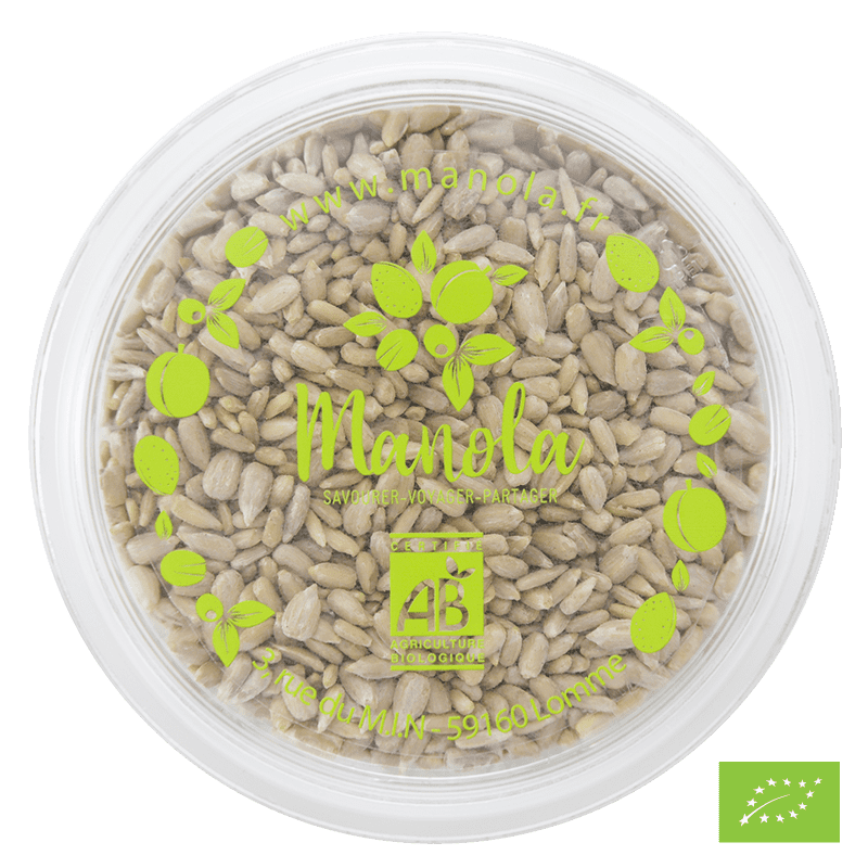 Graines de tournesol décortiquées Bio* - barquette de 200g