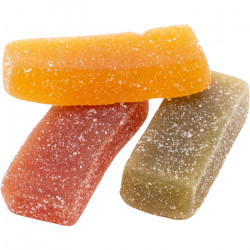 Pâte de fruits en bâtons - barquette de 250 g