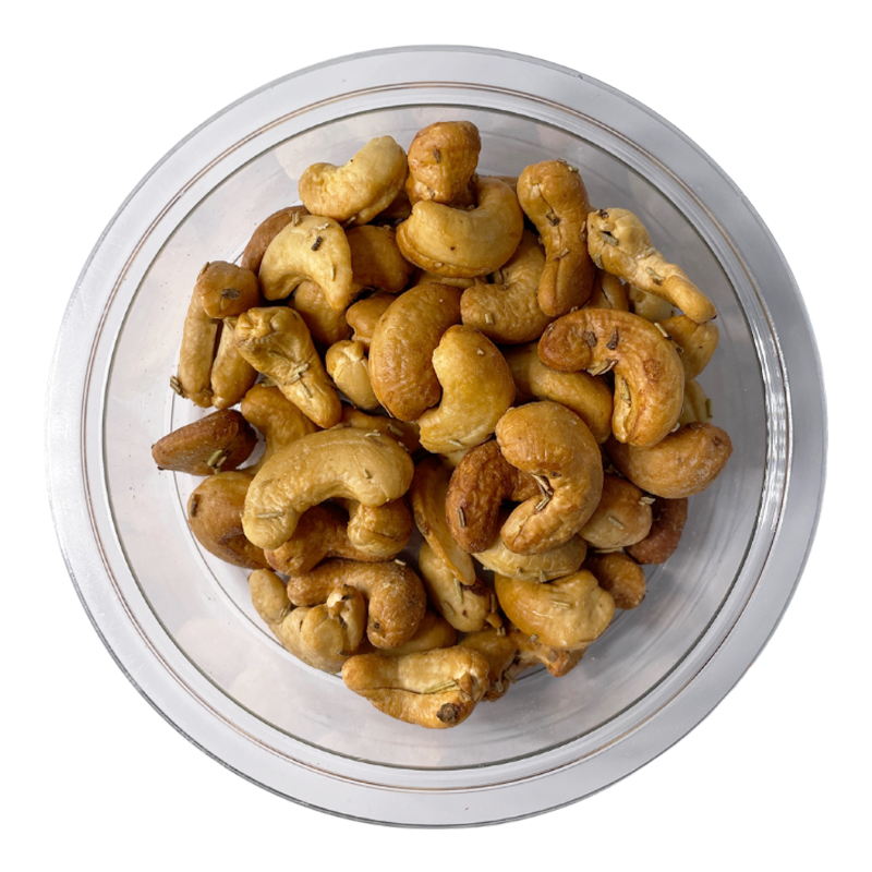 Noix de cajou torréfiées aux herbes de provence et ail-barquette 150g