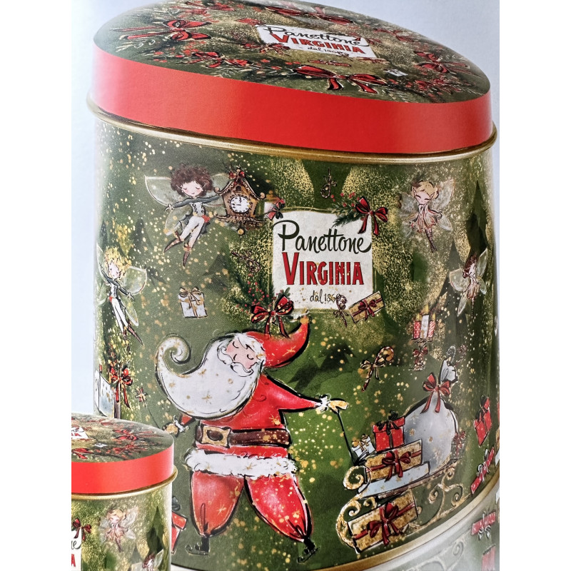 Panettone alto Milanese raisins et fruits confits tin box 6x1Kg