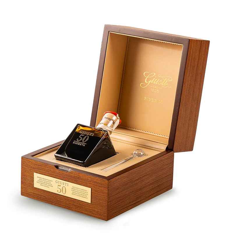 GIUSTI Vinaigre de 50 ans - Coffret Bois 50ml