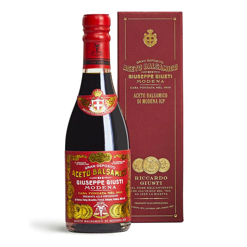 Vinaigre balsamique 3 médailles d'or champagnotta + box 6x250ml