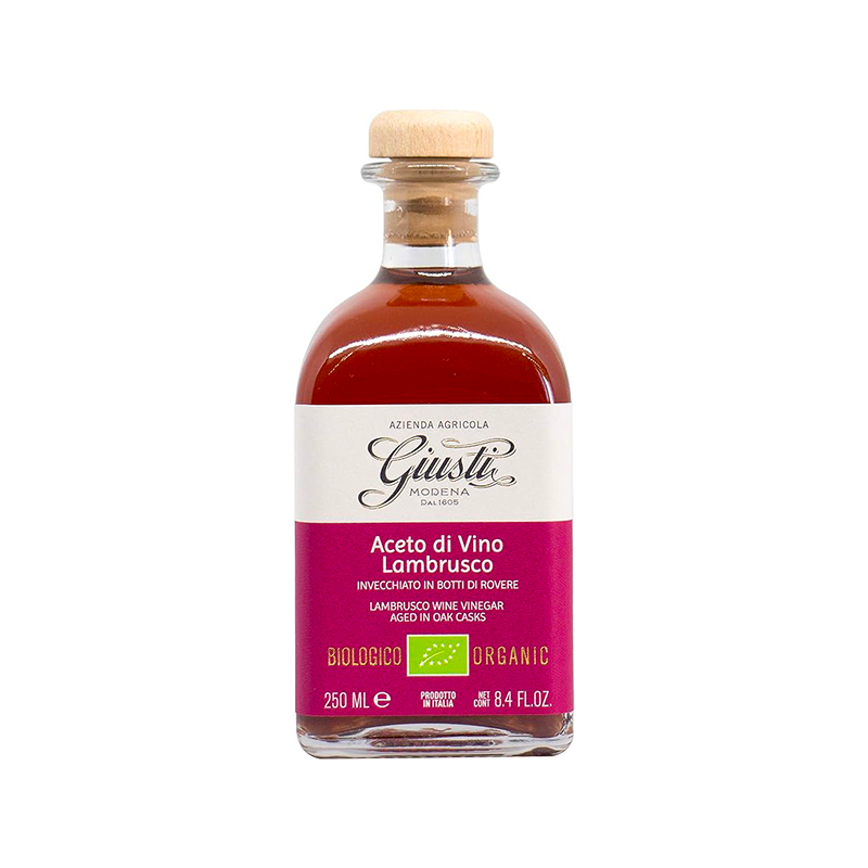 Vinaigre de vin rouge Lambrusco bio* 6 x 250 ml