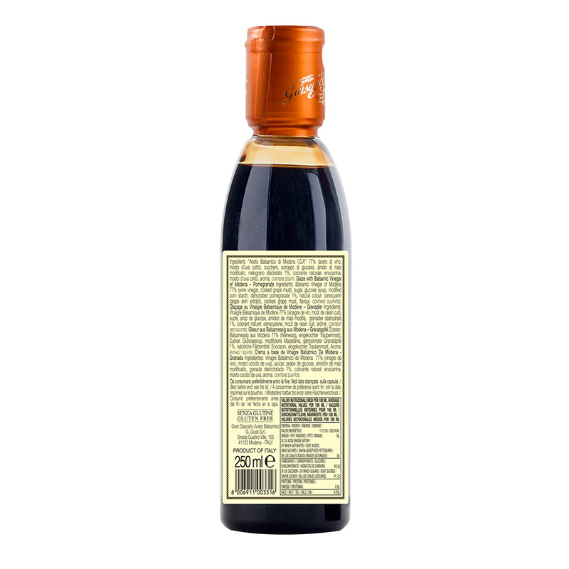 Giusti crème à base de vinaigre balsamique et grenade 6x250 mL