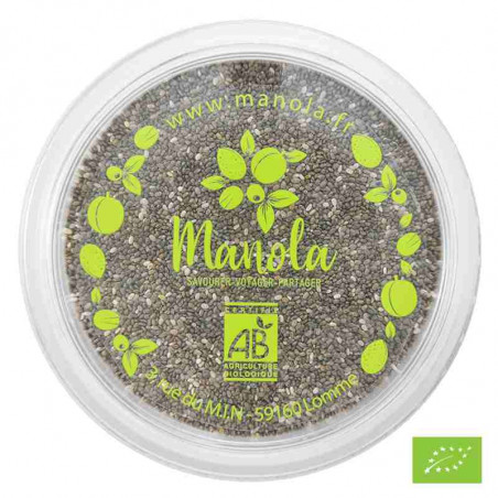Graines de chia en barquette
