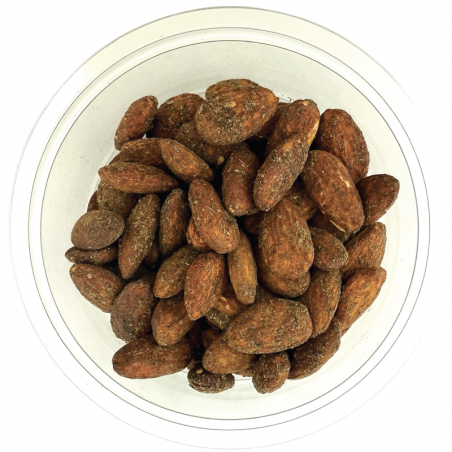 Amandes torréfiées Zaatar - barquette de 150g