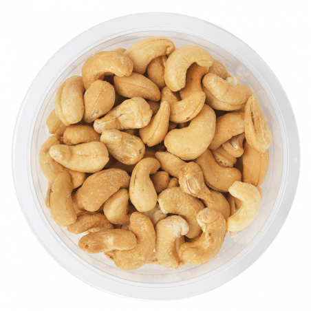 Noix de cajou torréfiées sans sel - barquette 180g