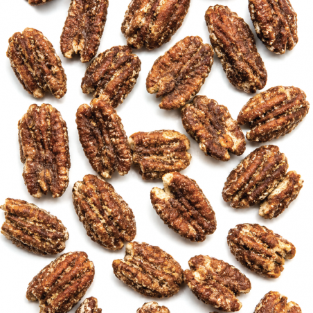 Noix de Pécan enrobées de Cannelle et sel de...