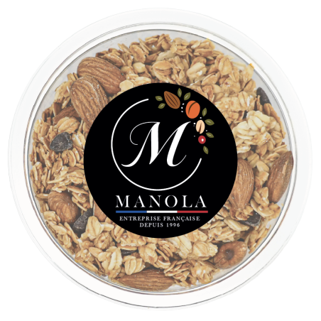 Granola Chocolat Amande - barquette 150g