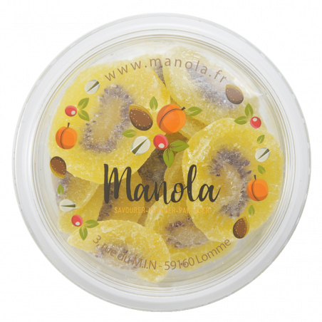 Kiwi déshydraté en tranche - barquette de 170 g