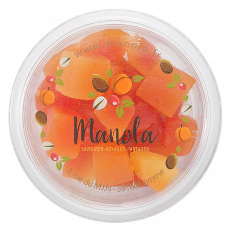 Papaye moelleuse arôme passion - barquette de 200g 