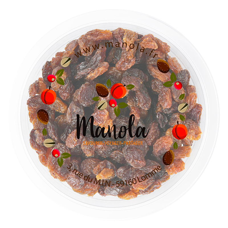 Raisins secs sultanines n°9 - barquette de 200g