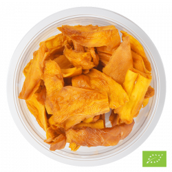 Lamelles de mangues séchées Bio* - barquette de 120g