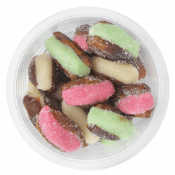 Dattes fourrées pâte d'amande artisanales - barquette de 250 g