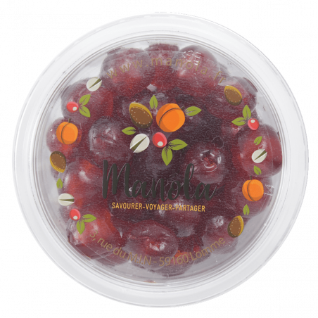Bigarreaux confits rouges 20/24 - barquette de 200 g
