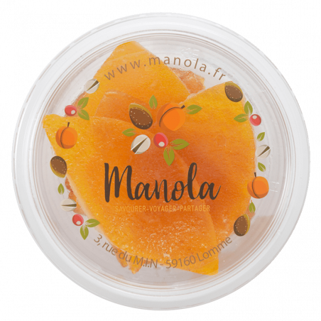 Quartiers d'écorce d'orange confits - barquette de 200g