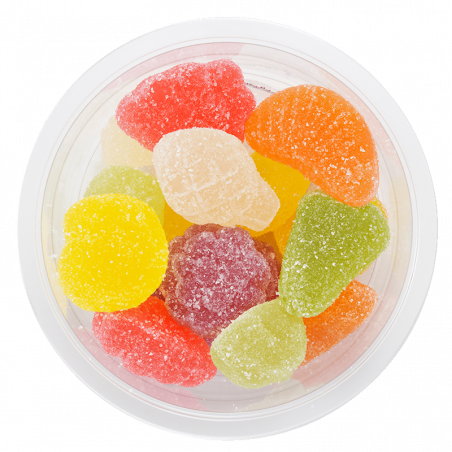 Fruits doux (gommes aromatisées aux fruits) - barquette de 250 g