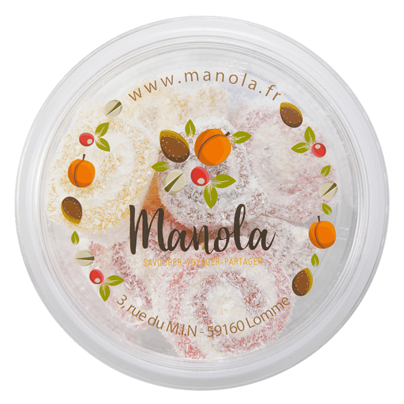 Loukoum assortis - barquette de 230 g