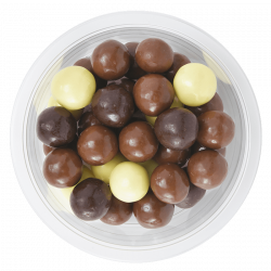 Noisettes chocolatées mix - barquette de 200g