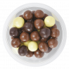 Noisettes chocolatées mix - barquette de 200g