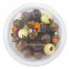 Noisettes chocolatées mix - barquette de 200g