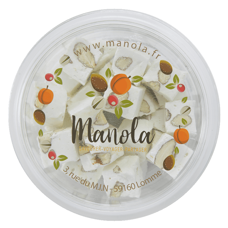 Nougat tendre aux amandes - barquette de 150 g