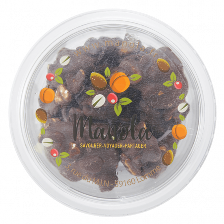 "Rocher" Arachides enrobées chocolat noir - barquette de 180 g