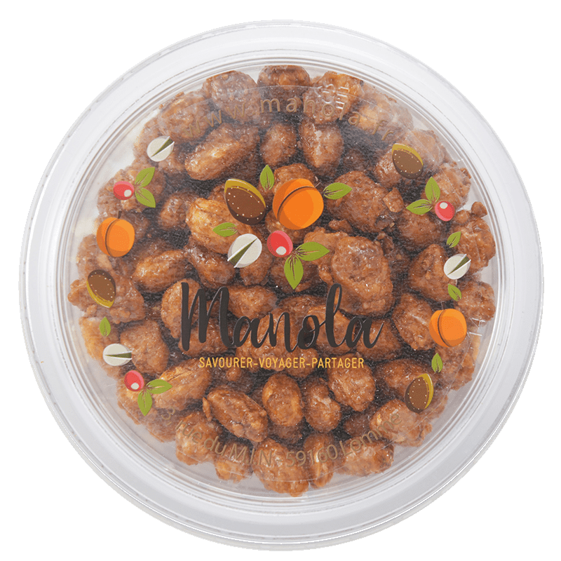 Arachides sucrés (transformées en France) - barquette de 200g