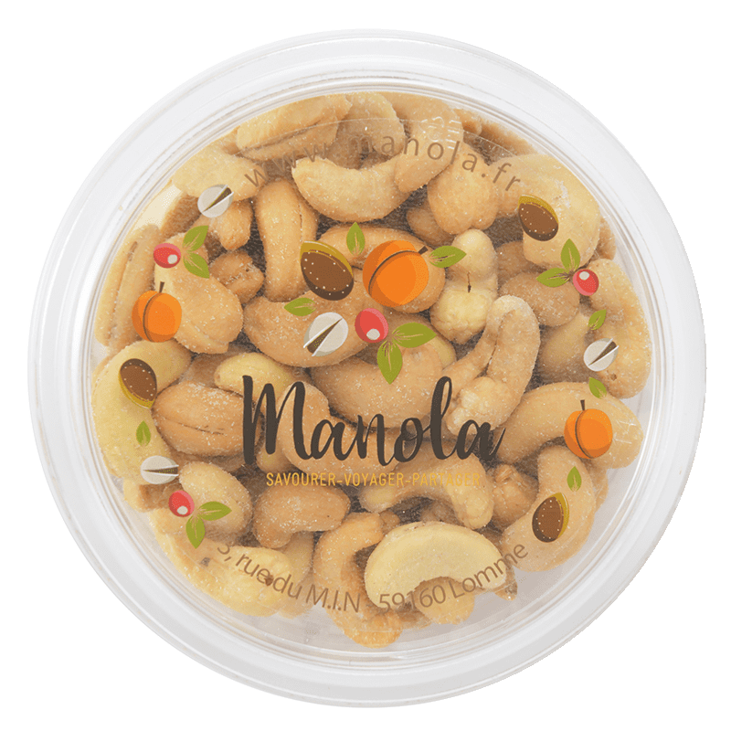 Noix de cajou W240 grillées salées - barquette de 180 g