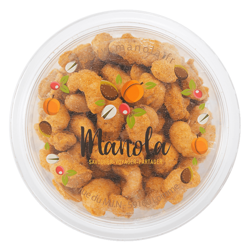 Noix de cajou saveur barbecue - barquette de 150 g