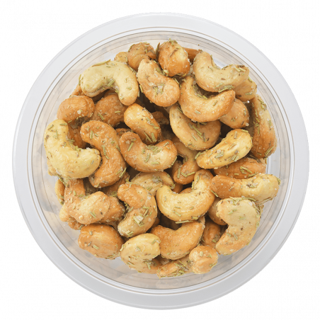 Noix de cajou romarin et fleur de sel - barquette de 150g