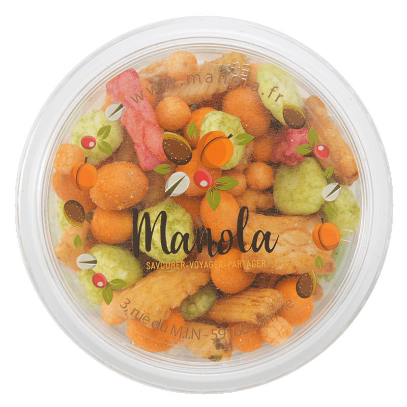 Mix colorado "crackers et arachides enrobés" - barquette de 90 g