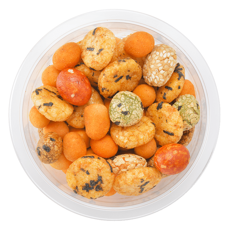 Mix latino "crackers et arachides enrobés" - barquette de 90 g