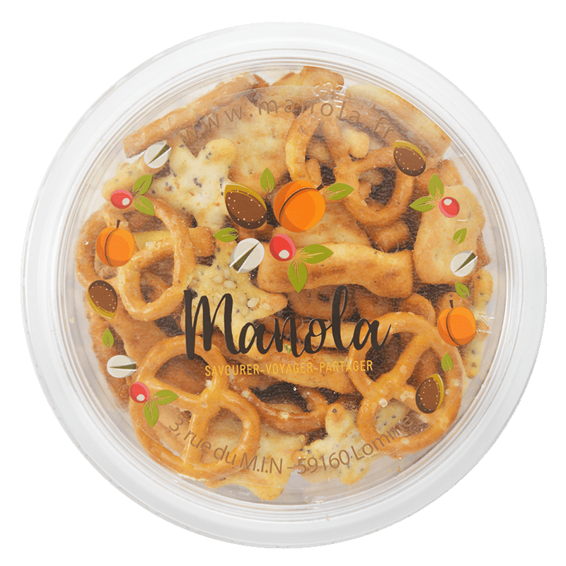 Maxi mix "crackers" - barquette de 80 g