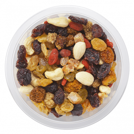 Mélange boréal "fruits secs et déshydratés" - barquette de 200 g