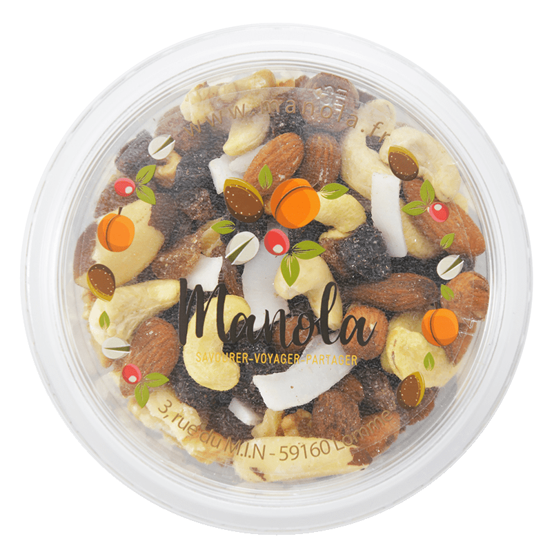 Mendiant raisins "fruits secs et déshydratés" - barquette de 180 g