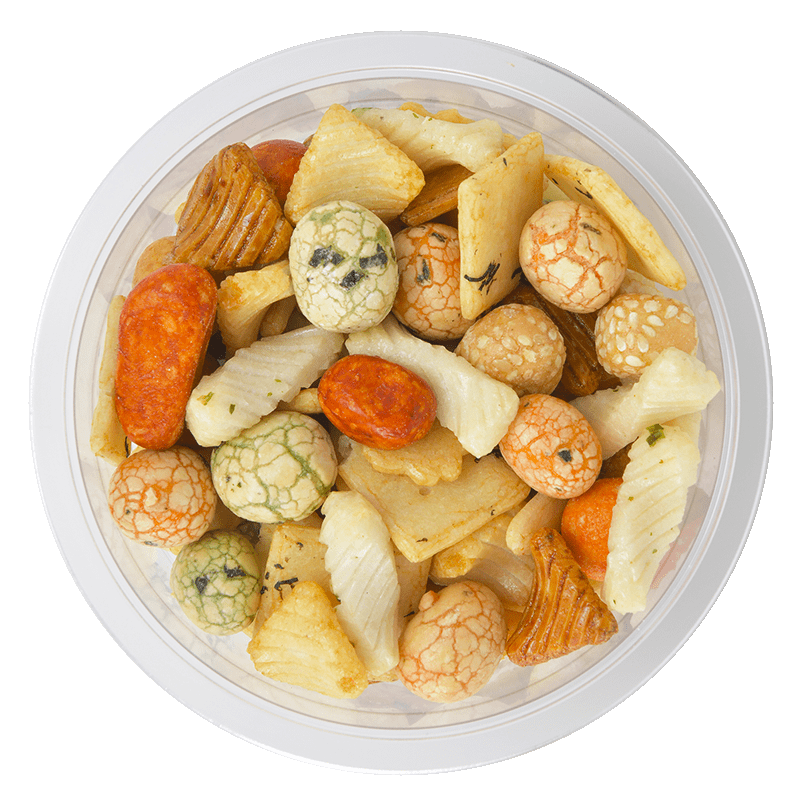 Mix paradiso "mélange crackers et arachides enrobés" - barquette 110g